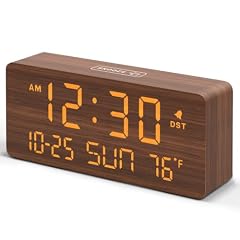 Dream Sky Wooden Digital Alarm Clocks for Bedrooms Living Room Desk Clock with Date and Day of Dream Sky Wooden Digital Alarm Clocks for Bedrooms Living Room Desk Clock with Date and Day of item