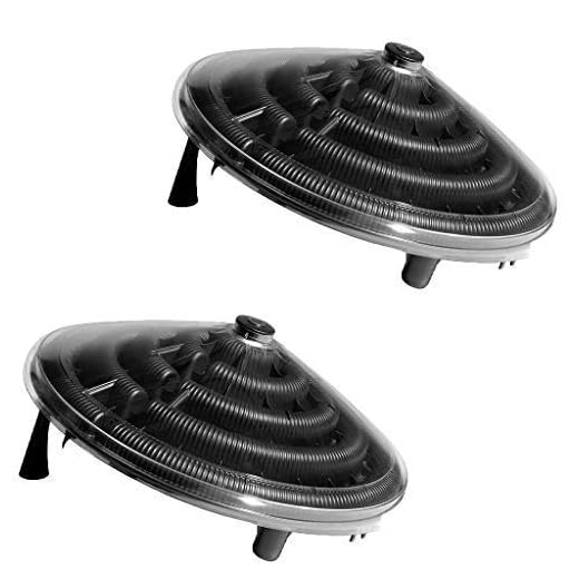 well2wellness 2 x pool solvärmare poolvärmare Solar 'Sunny' solsniglar