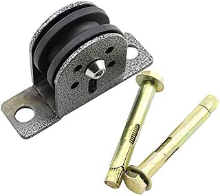 Pulley Block Swivel Lifting Single Wheel Wall/Ceiling Mount Pulley Block, Loading 300kg, Cable Pulley Fixed Mute Bearing Lifting Pulley Hanging Wheel Fitness Wheel