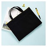 Sac à documents Fermeture à glissière Sac de fichier, Sac de fichier Portable for Office, Réception d'affaires, Fournitures scolaires, Université-5 couleurs Porte document ( Color : C )