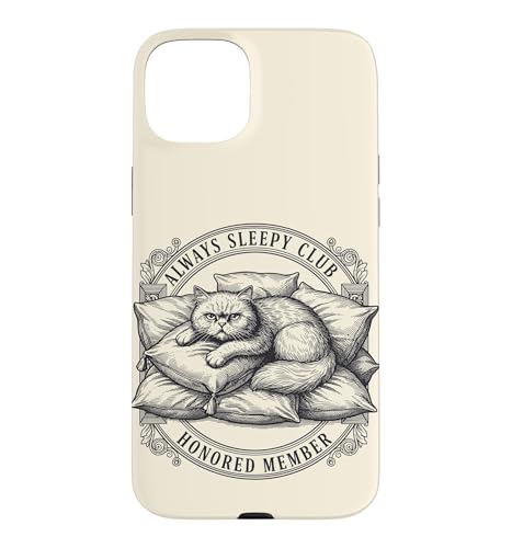 Always Sleepy Club �\����� �L ��������L�D�� �X�}�z�P�[�X iPhone 15 Plus �p