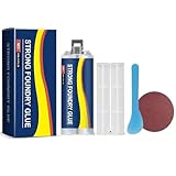 Strong Foundry Glue, Metal Repair Glue, Heavy-Duty Metal Epoxy Paste, Industrial Strength Adhesive for Casting Repair, Foundry Use & Bonding, High Temperature Resistant