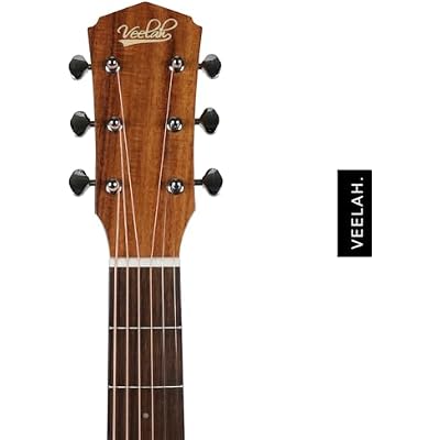 V1-GAC Acoustic Guitar Solid Top GA Cutaway Acoustic Guitar Mahogany العودة والجوانب مع حقيبة الحفلة
