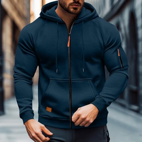 Cargo Hoodies for Men 2025 Tactical Sweatshirt Zip Up Pullover Long Sleeve Workout Gym Hiking Sweatshirts2