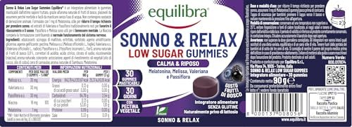 Equilibra, Melatonina in Gummies Low Sugar immagine 5