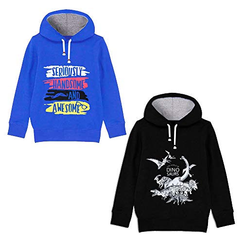 Image of Kuchipoo Boy's Fleece Hooded Hoodie (Pack of 2)