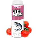 Fish Emulsion Fertilizer – Liquid Organic Fish Emulsion Fertilizer for Plants & Vegetables, 8 oz