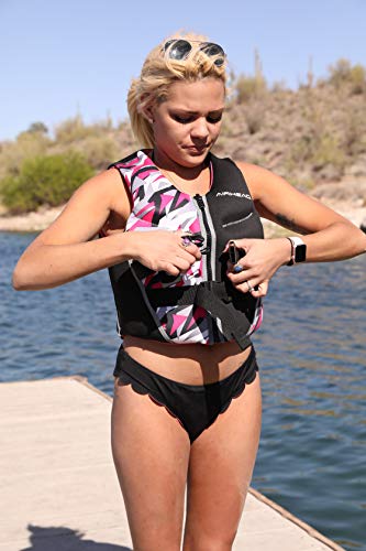 Airhead Women’s Camo Cool Neolite Flex Kwik-Dry Life Jacket, Us Coast Guard Approved #TOP7