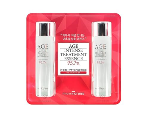 [FROM NATURE] AGE Intense Treatment Essence 150ml x 2 | Anti-Wrinkle Facial Essence | Korean Skincare | Hydrating & Skin-Smoothing Formula
