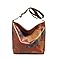 ALWY Bolsa Feminina Transversal Couro Elegante Estilosa (Colorido)