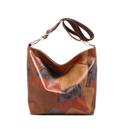 ALWY Bolsa Feminina Transversal Couro Elegante Estilosa (Colorido)