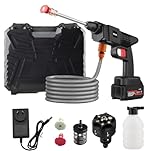 PXYFHH Cordless Portable Pressure Washer, Portable Pressure Washer with Adjustable,6 in 1Nozzles & AU Charger, Handheld Power Cleaner Water Gun for Car Detailing, Fence, Floor, Outdoor Cleaning,Boat