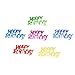 NiuZaiz Letter Happy Birthday 50g 1000 Pieces Confetti (Multi Colors Mixed)