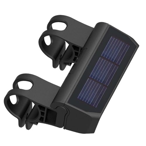 Bike Headlight Solar Powered Bike Front Light LED Headlight Flashing Light for Bicycle Cycling Safety Warning Lamp