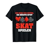 Skatspieler Geschenke Herren und Skat Bekleidung für Skattunier. Dies ist ein Skat Design für Skatspieler mit Skatkarten.