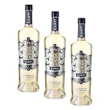 Canti - Überlegener Weißer Wermut aus Turin, Zitrus-Aperitif, Noten von Gewürzen, Blumen und römischer Wermut, 1x1L 135 (Packung mit 3)