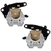Caltric Front Left Right Brake Caliper with Pads Compatible with Yamaha Bear Tracker 250 Yfm250 X 2001 2002 2003 2004