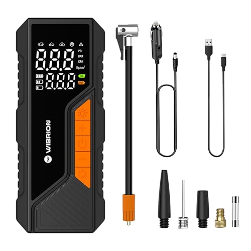 Image of Portable 3-in-1 Cordless & Corded Tire Inflator, 2X Faster | 150 PSI, 6000mAh Long Run Time Battery | Type C Charging, 12V DC Output for Car, Bike & Balls, SOS Light, Multipurpose use