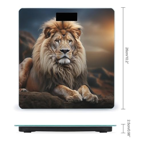 Báscula Digital de Baño Creative Animals Lion 400lb miniatura 2