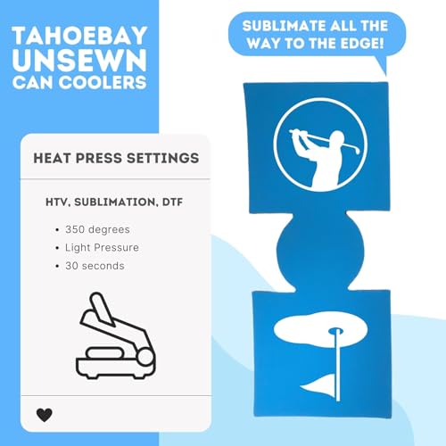 TahoeBay Unsewn Foam Can Cooler Blanks, Standard 12 oz, 25-Pack, Black by TahoeBay - Used condition - Image 3