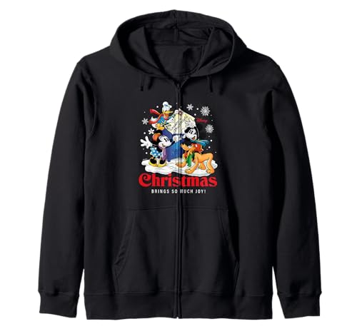 Sweat Disney de Noël à offrir en cadeau : le hoodie zippé parfait pour les fêtes
