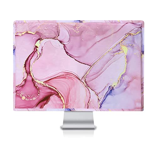 Mosiso Monitor Dust Cover 22, 23, 24, 25 Inch Anti-Static Dustproof Lcd/Led/Hd Panel Case Computer Monitor Cover Sleeve Compatible With Imac 24 Inch, 22-25 Inch Pc, Desktop And Tv Marble Mo-Mbh216 #TOP1
