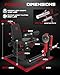HVO Leg Curl Machine Extension - Leg Extension Machine Workout for Home Gym Fitness Equipment Commercial Grade Seated Lying Hamstring Curl Adjustable Bicep Preacher Curl Pad