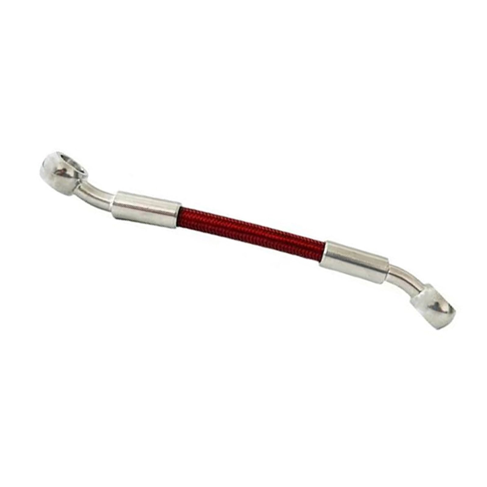Manguera de freno de 40cm para moto con tubo de aceite hidráulico trenzado y banjo de 10mm 8