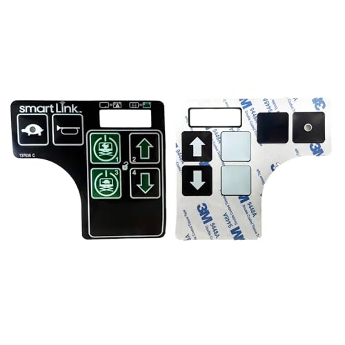 Image of Control Box Decal for Genie 2PCS,137636 137636GT Genie Part Used for Genie Scissor Lift GS1530 GS1532 GS1930 GS1932 GS2032..