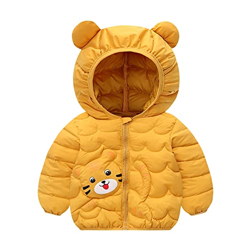 Gosuguu Winter Down Coats For Baby Boys Girls, Cute Ears Coats With Hoods Toddler Light Puffer Jacket Outwear #TOP29