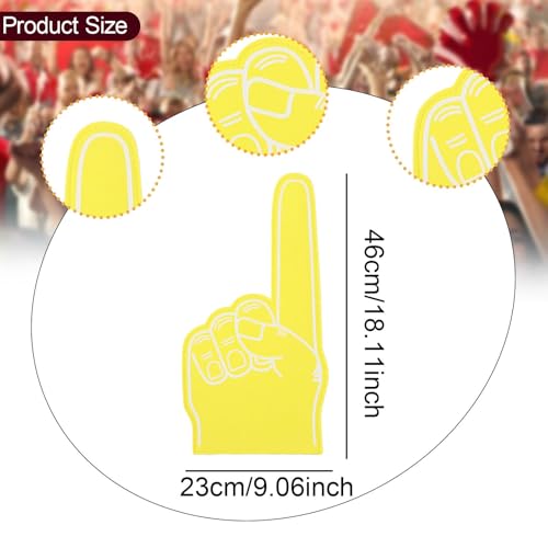 rockible Luva de espuma para torcer, versátil, criativa, leve, luva de espuma EVA para festas de reu