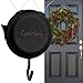 Wreath Hangers for Front Door - Damage Free Hanging by Zip 'n Hang: Adjustable Door Hanger, Christmas Wreath & Decor Hanger for Front Door, Hooks for Hanging on Glass & Screen Doors