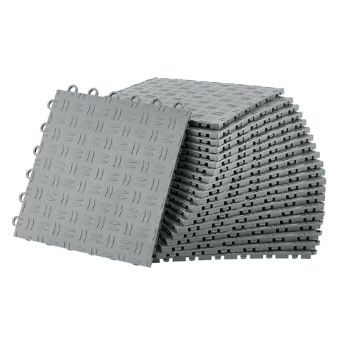 50 Pack Interlocking Garage Floor Tiles Non-Slip Heavy Duty