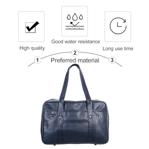 Bolsa escolar de PU resistente Zerodeko con protección impermeable para portátil 6