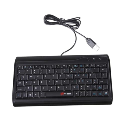Teclado silencioso para oficina y espacios compartidos con cable estable mini 5