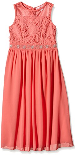 Little MisDress Mädchen Floral Applique Kleid Cover