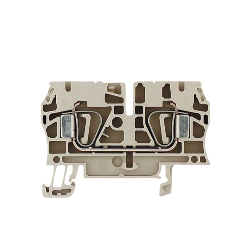 50PCS Wiring Terminal 4 Square ZDU4 4mm2 1632050000 Guide Rail Terminal