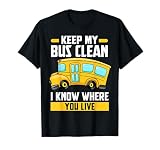 Bus Driver School Traffic Stops T-Shirt
