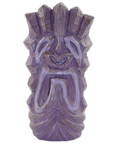 Tiki Estatua – zugi Lila de Resin Kalo Dios