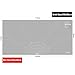 NEWBRAUG 24'' × 48'' Large Self Healing Cutting Double Sided 5-Ply Mat, Big Cutting Board for Rotary Cutting, Quilting, Sewing, Craft, Fabric & Scrapbooking(Gray/Black)