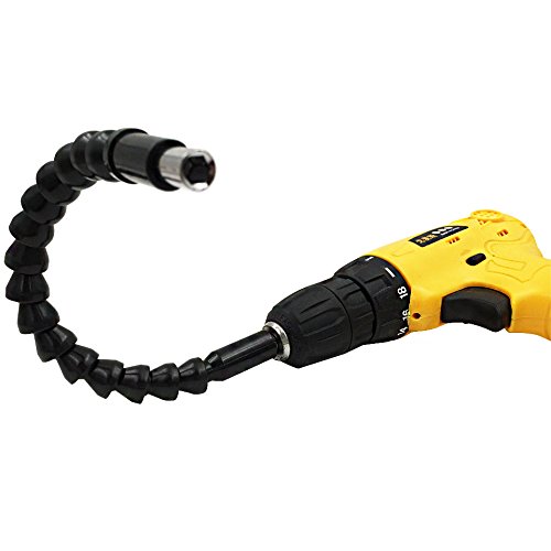 Prolunga Flessibile Per Trapano - 1/4", Albero Flessibile, Per Spazi Stretti, Kit Con Portapunte - Foto 5