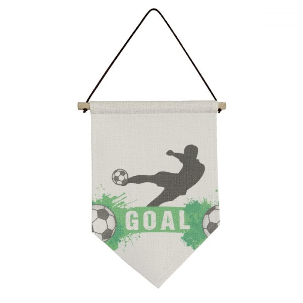 Bannière sport football penalty kick en toile premium pour art mural moderne