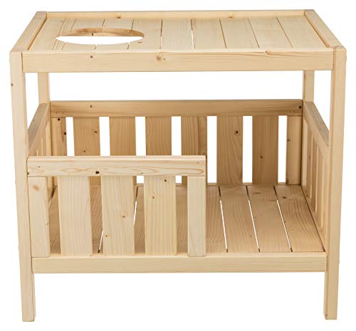 TRIXIE Cat Home with Lounging Platform, Ideal for Cats and Small Dogs Medium