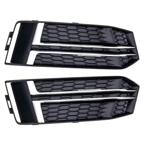 Calandres phares antibrouillard avant chromées nid d'abeille Audi A4 B9