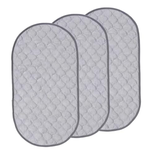 PandaEar 3 Pack Waterproof Changing Pad Liners, Quilted Absorbent Bassinet Liners, Ultra Soft Reusable Portable Changing Table Pad Protection, Machine...