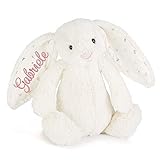 kuscheltier namen hase  Stofftier, Hase Kuscheltier Teddybär mit Namen Personalisiert, Ostern Geburt Taufe Geschenk, bestickt Geburt - Datum Namenplüschtier