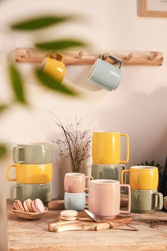 Staub Z1029-092 Mug grande cerámica 475 ml eucalyptus miniatura 5