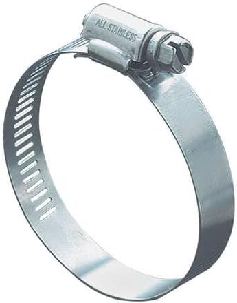 Hose Clamp, 1/2 to 1-1/4In, SAE 12, SS, PK10