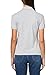 Lacoste WomensL.12.D Slim Fit Stretch Mini Pique PoloSilver Grey Chine36