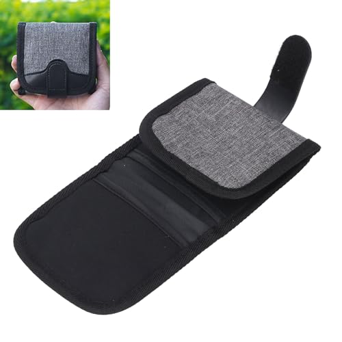 Compact Waterproof Filter Holder Bag for UV CPL ND Filters, Dustproof Pouch with Shockproof for 3 Filters ?72mm, for Outdoor Photography